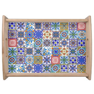 Mexican Talavera Tiles Serving Tray