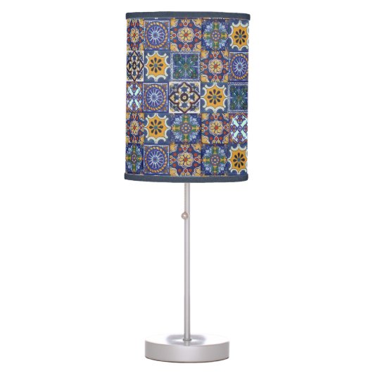 Mexican Talavera Tiles Table Lamp (Front)