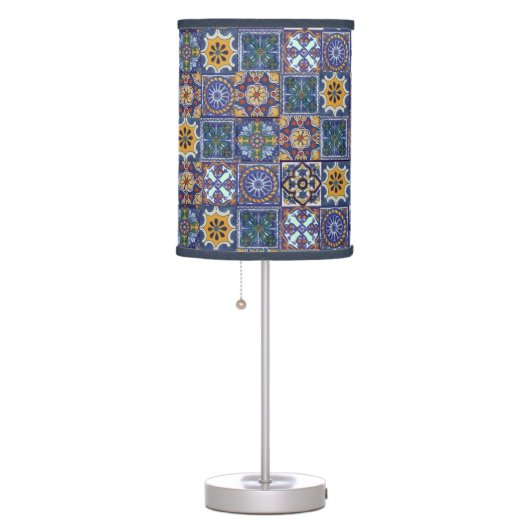 Mexican Talavera Tiles Table Lamp (Right)