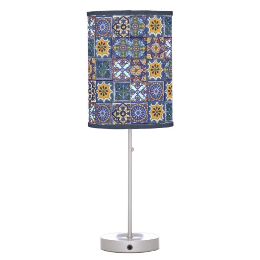 Mexican Talavera Tiles Table Lamp (Back)
