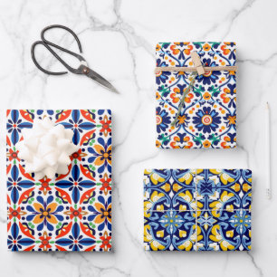 Mexican Talavera Wrapping Paper