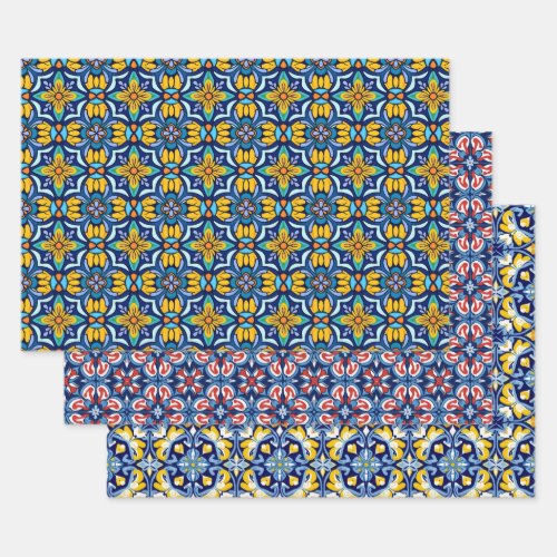 Mexican Talavera Wrapping Paper