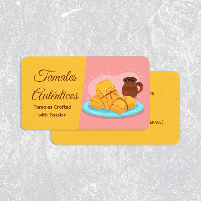 Mexican Tamales Business Card Zazzle