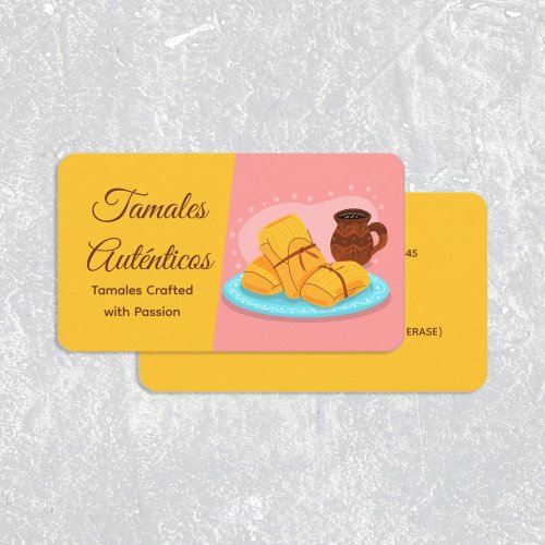 Mexican Tamales Business Card