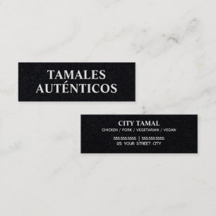 Mexican Tamales Mini Business Card