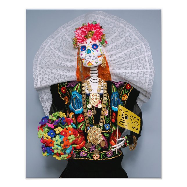 Mexican Tehuana Catrina Photo Print (Front)
