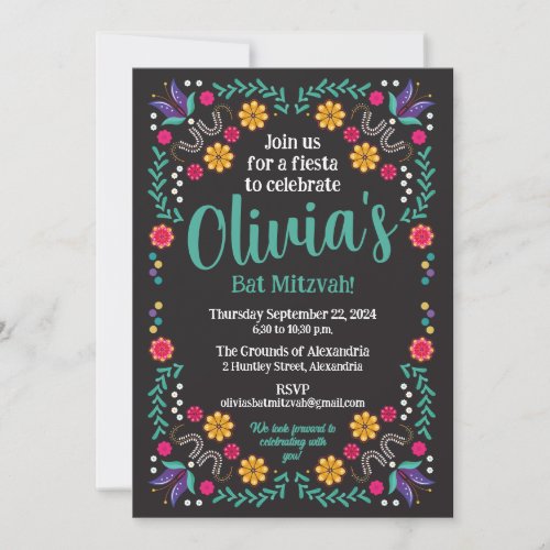 Mexican Theme Party Invitation