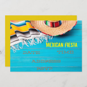 Mexican themed party Fiesta Invitation