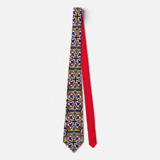 Mexican Tile Style, Old Design Neck Tie