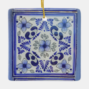 Mexican Tile Talavara Mexico Ceramic Ceramic Ornament