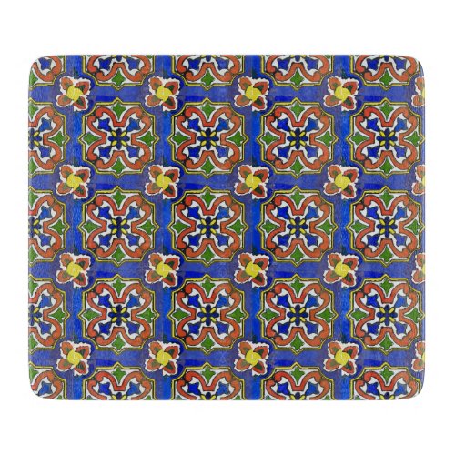 Mexican Tile Vintage Style Cutting Board