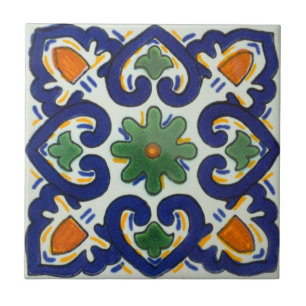 Mexican Tiles Hand Painted Backsplash