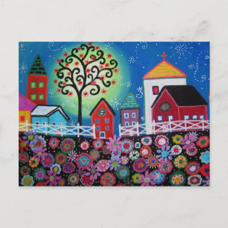 MEXICAN TOWN POSTCARD