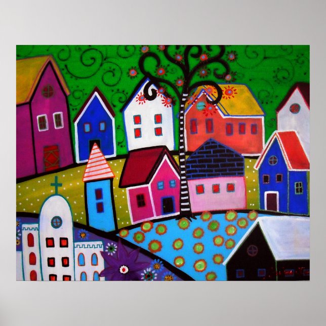 MEXICAN TOWN POSTER (Front)