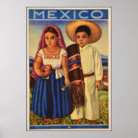 Mexican travel poster
