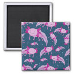 Mexican Walking Fish Pattern Magnet at Zazzle