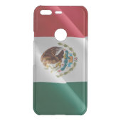Mexican waving flag - uncommon google pixel case (Back)