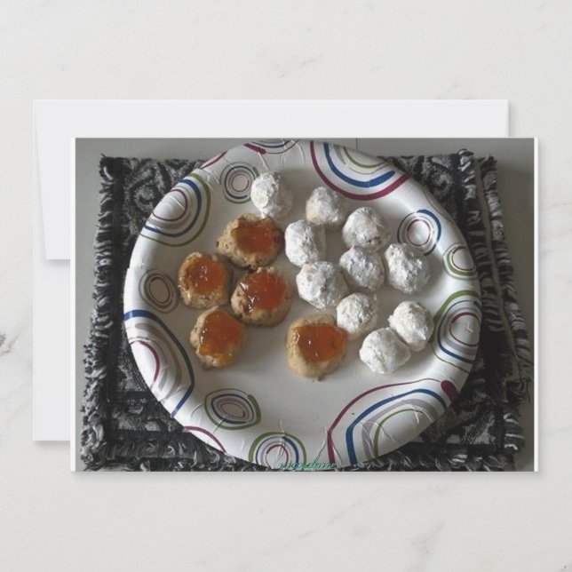 Mexican Wedding Cookies Invitation (Front)