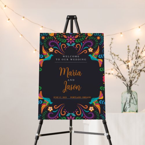 Mexican Wedding Custom Welcome to Our Wedding Foam Board