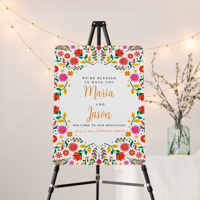 Mexican Wedding Custom We're Blessed to Have  Foam Board (In Situ (Stand))