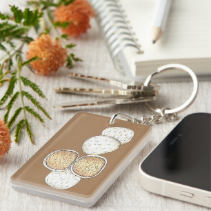 Mexican Wedding Russian Tea Cakes Snowball Cookies Keychain