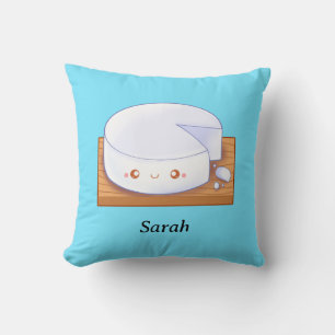 Mexican White Cheese Queso Fresco Throw Pillow