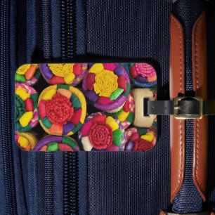 Mexican Wicker Luggage Tag