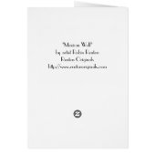 "Mexican Wolf" (Back)