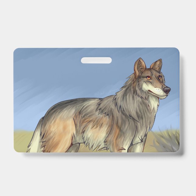 Mexican Wolf Badge (Front)