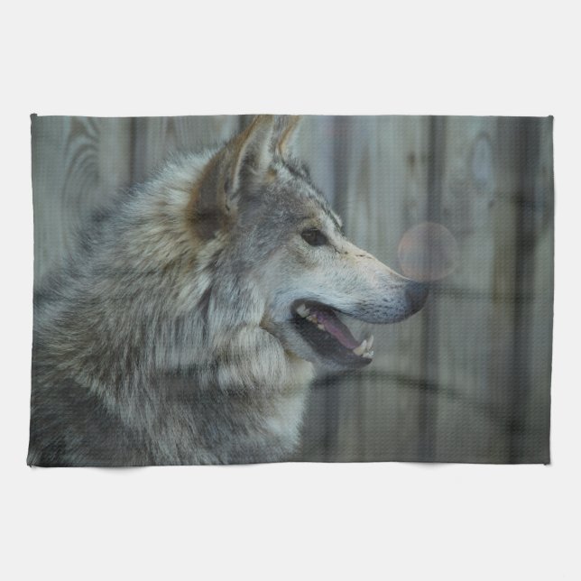 Mexican Wolf Kitchen Towel (Horizontal)