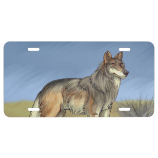 Mexican Wolf License Plate