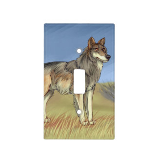 Mexican Wolf Light Switch Cover