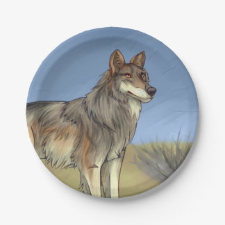 Mexican Wolf Paper Plates