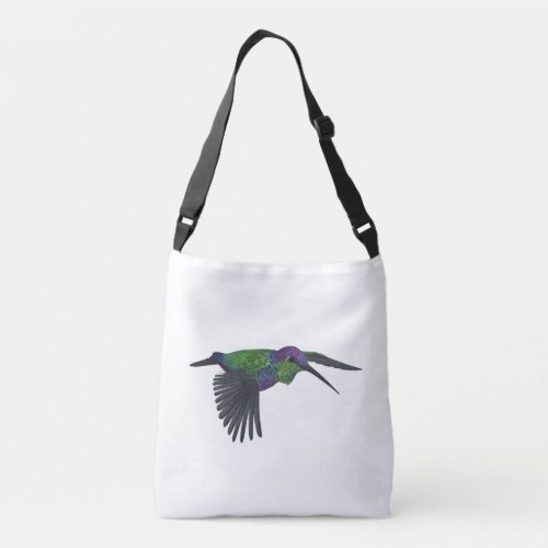 Mexican Woodnymph Hummingbird Crossbody Bag