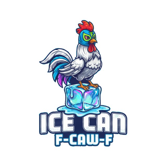 Mexican Wrestler Chicken ICE Can F-Caw-F T-Shirt (Creator Uploaded)