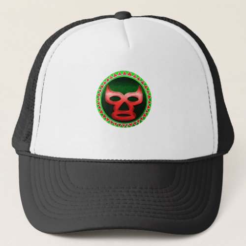 Mexican Wrestling Mask Lucha Libre Trucker Hat