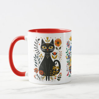 Mexicana Cats and Bouquet, Mug