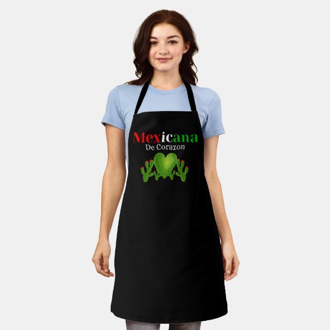 Mexicana De Corazon Cooking  Apron (Worn)