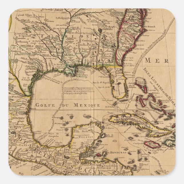 Mexico 10 square sticker (Front)