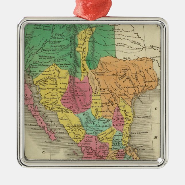 Mexico 3 metal ornament (Front)