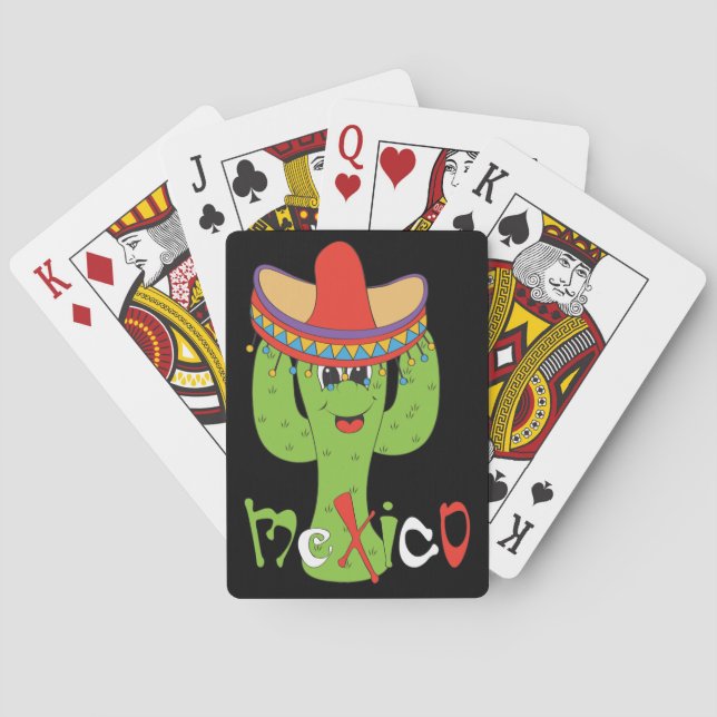 Mexico 3 Playing Cards (Back)