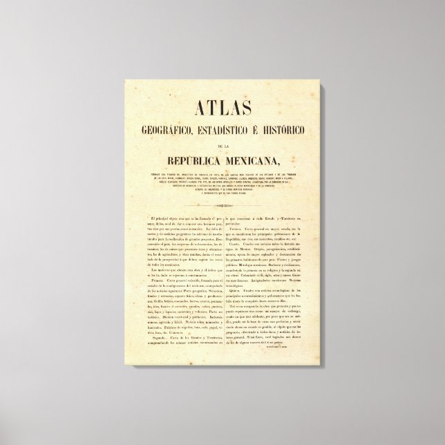 Mexico 6 canvas print (Front)