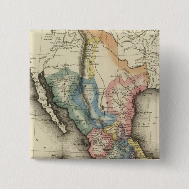 Mexico 6 pinback button (Front)