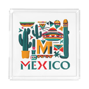MEXICO ACRYLIC TRAY