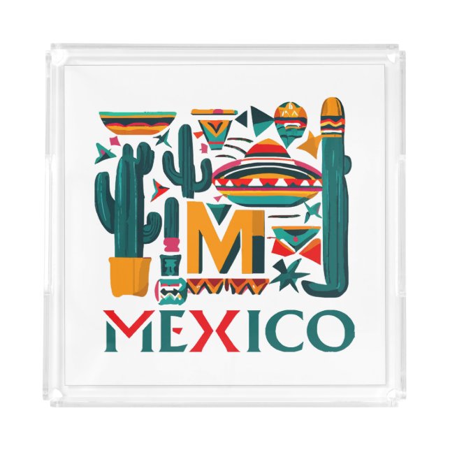 MEXICO ACRYLIC TRAY (Front)