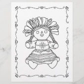 Mexico activity coloring page (Front)
