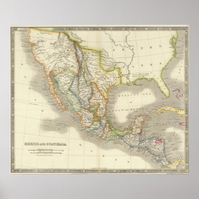 Mexico and Guatamala Poster (Front)