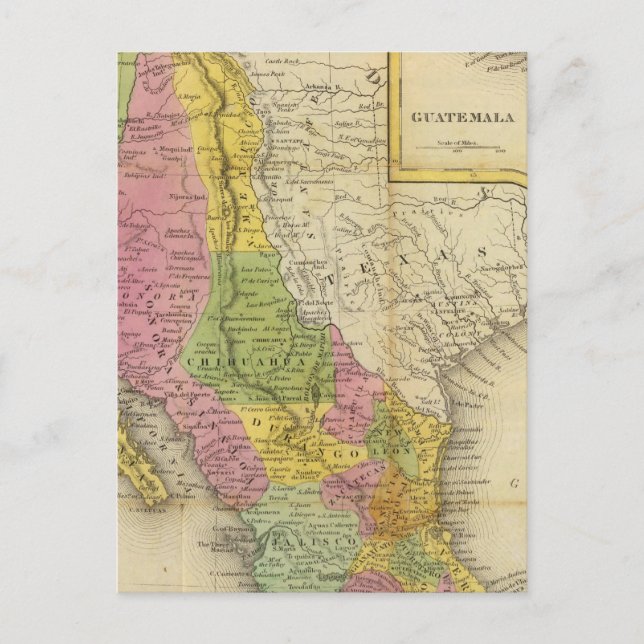 Mexico and Guatemala 2 Postcard (Front)