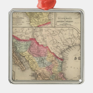 Mexico and Guatemala 4 Metal Ornament