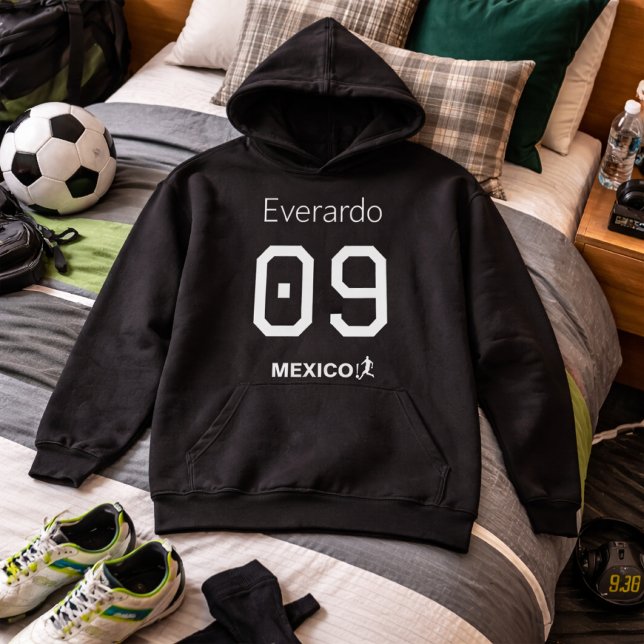 Mexico Away Jersey Style Custom Back Print Hoodie (Creator Uploaded)